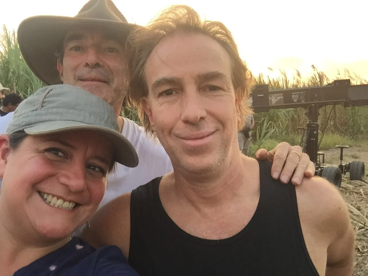 Equipo de Vía Láctea Films en locación